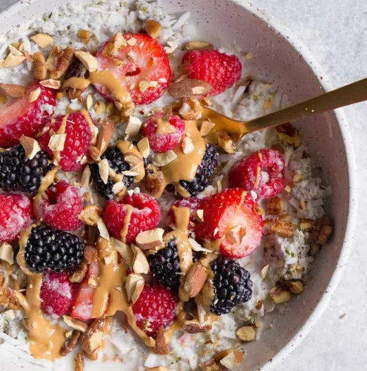 Chocolate Peanut Butter overnight Oats